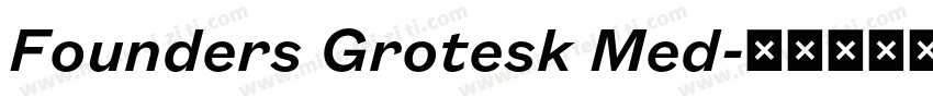 Founders Grotesk Med字体转换